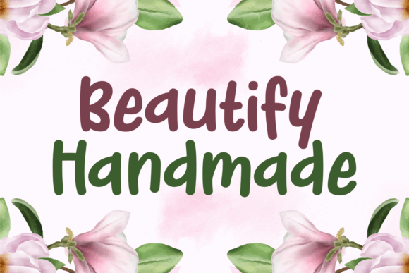 Beautify Handmade Font for Elegant Digital Branding