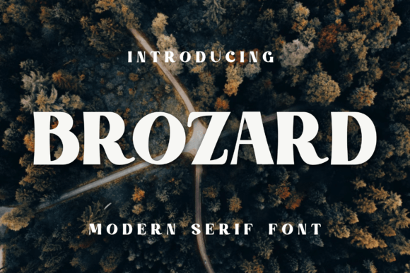 Brozard: A Bold Display Font That Elevates Real Branding