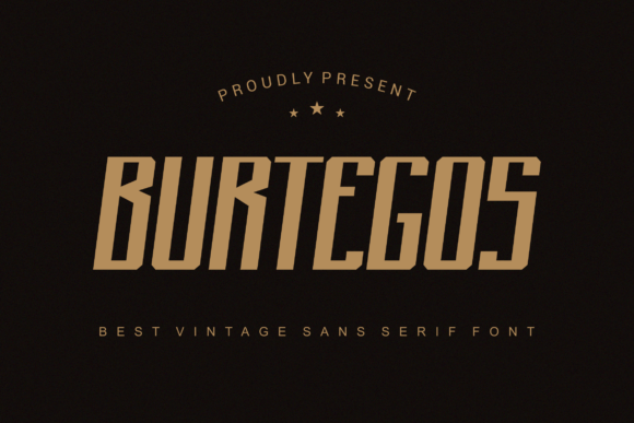 Burtegos: A Bold, Authentic Display Font for Thoughtful Publishing
