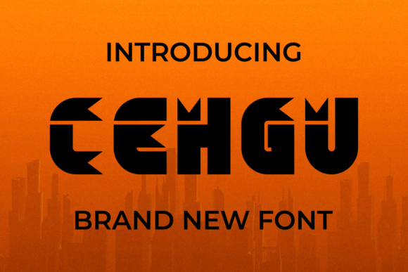 Cehgu Display Font for Bold, Professional Branding