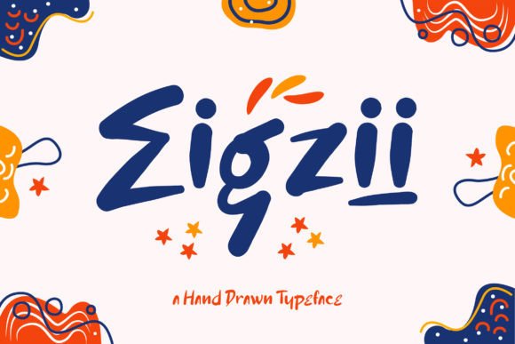 Eigzii Handwritten Display Font for Polished Branding