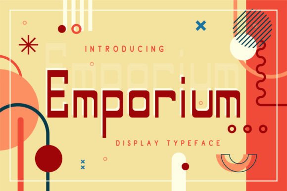 Emporium: A Retro Display Font with Bold Personality