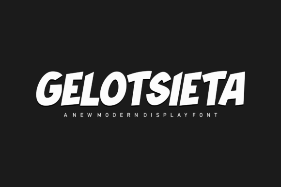 Gelotsieta Display Font for Handmade Branding & Craft Projects
