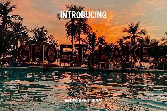 Ghost Lake: A Hauntingly Artistic Display Font for Digital Branding