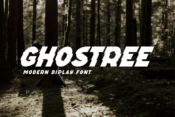 Ghostree: A Bold Display Font That Elevates Real Branding