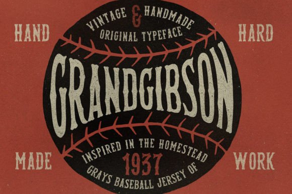 Grand Gibson: A Vintage Display Font That Commands Attention