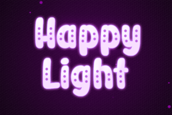 Happy Light Display Font for Handmade Creators