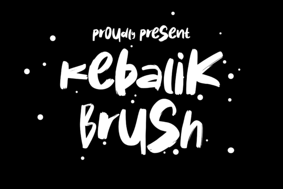 Kebalik Brush: A Thoughtful Display Font for Editorial Drafts