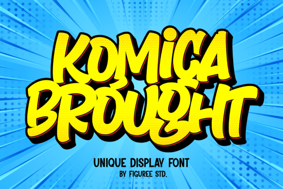 Komica Brought Display Font for Playful, Joyful Web Typography