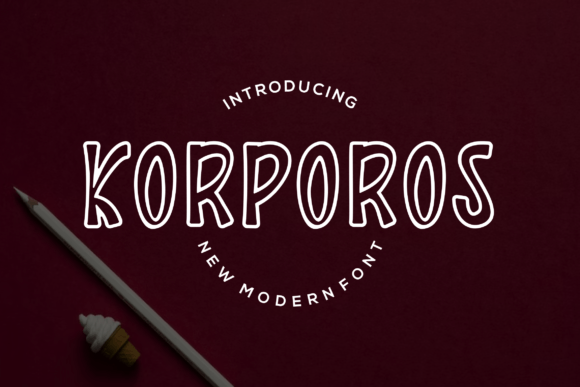 Korporos Display Font for Professional Branding