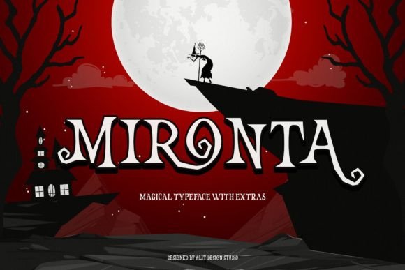 Mironta: A Spooky Yet Fun Display Font for Halloween Campaigns