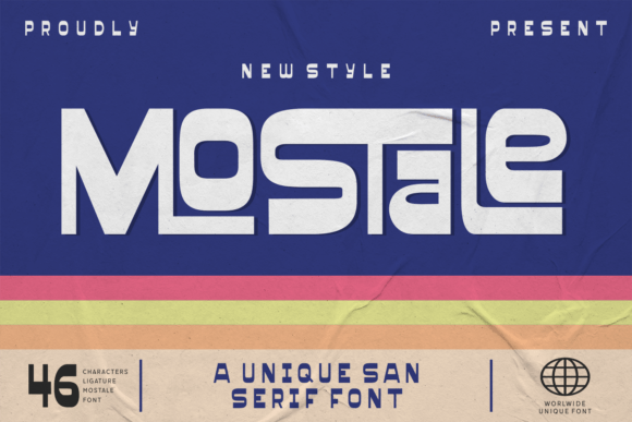 Mostale: A Modern Sans Serif Display Font for Scroll-Stopping Brand Content