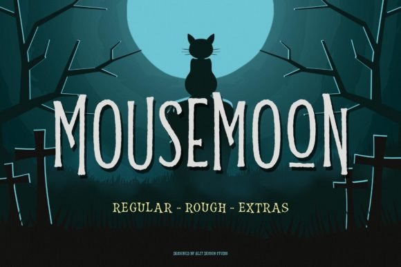 Mousemoon: A Halloween Typeface with Editorial Charm