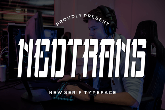 Neotrans Display Font for Modern Campaign Visuals