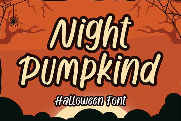 Night Pumpkind Font for Halloween Branding That Stands Out
