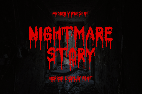 Nightmare Story Font for Halloween Branding & Creative Business Use