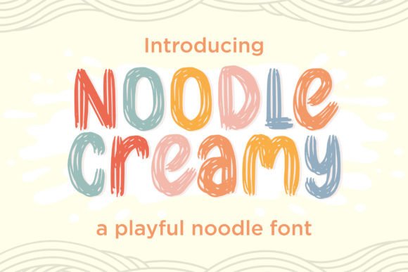 Noodle Creamy Font for Playful, Professional Branding