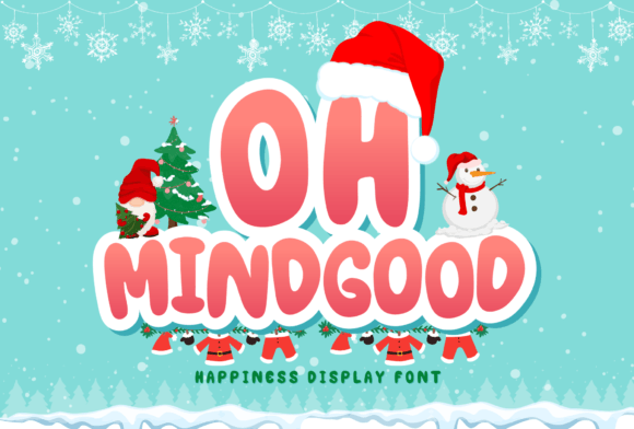 Oh Mindgood Font: A Playful Display Typeface for Creative Brands