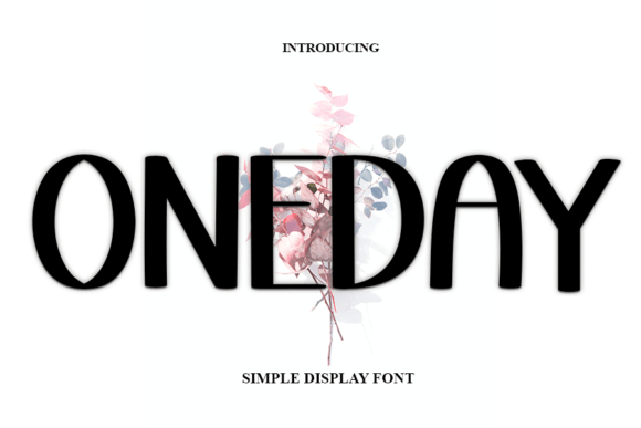 Oneday: A Modern Handwritten Display Font for Editorial Design