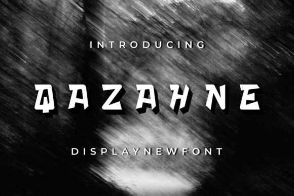 Qazahne Display Font for Bold Digital Branding