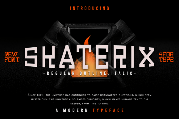 Skaterix Display Font for Bold, Authentic Branding