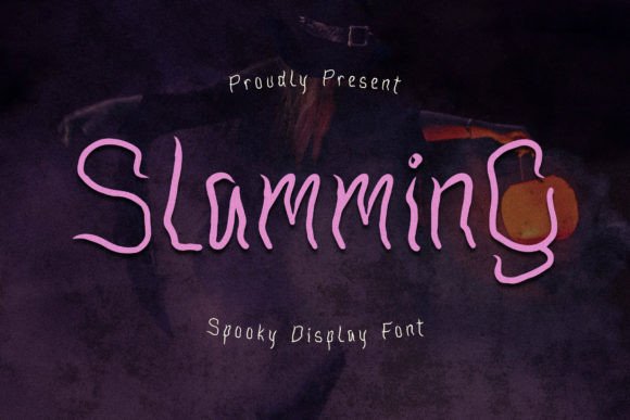 Slamming: A Spooky Display Font for Bold Digital Branding