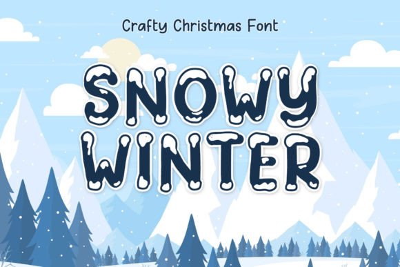 Snowy Winter Font for Warm, Festive Branding