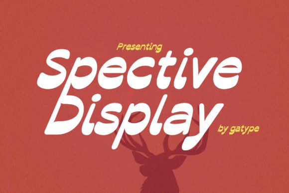 Spective Display Font for Handmade Branding & Printables