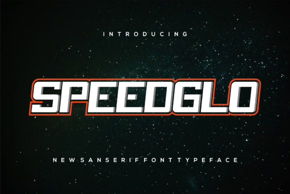 Speedglo: Bold Sporty Display Font for High-Impact Branding