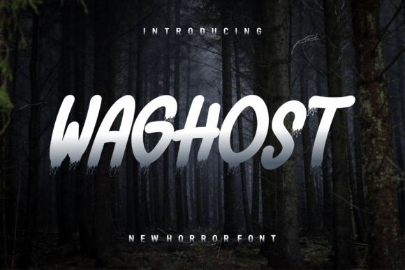 Waghost: A Beautiful, Bold Display Font for Small Business Branding