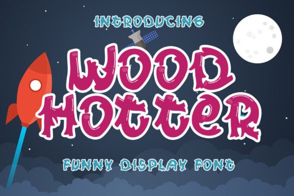 Wood Hotter Display Font for Editorial Design